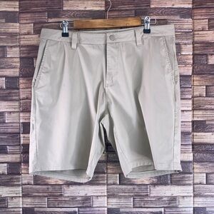 Mens Size 36 Rhone 9" Commuter Shorts Tan Pre Owned